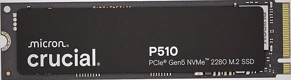 Crucial P510 1TB Gen5 NVMe PCIe 5.0 M.2 2280 Internal Solid State Drive SSD