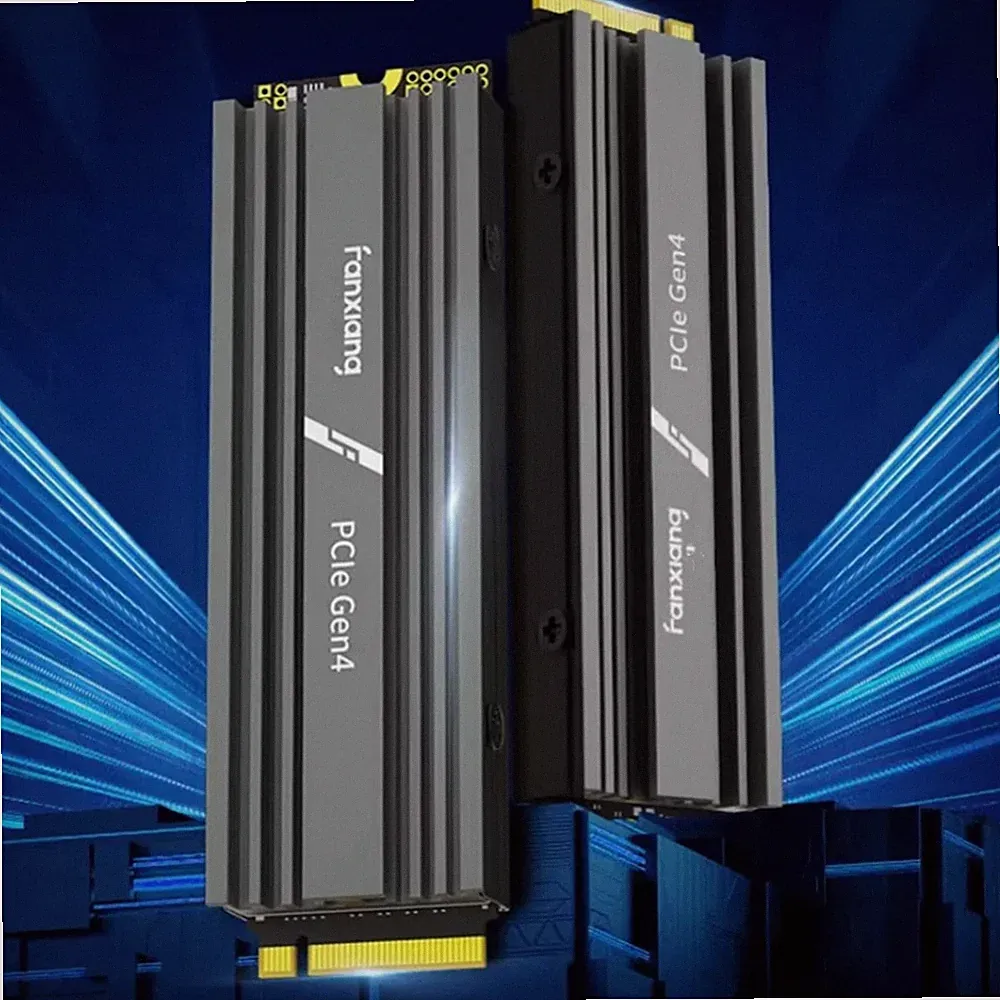 Fanxiang M.2 SSD 1TB NVMe PCIe Gen 4.0x4 7300MB/s PS5 Solid State Drive Heatsink