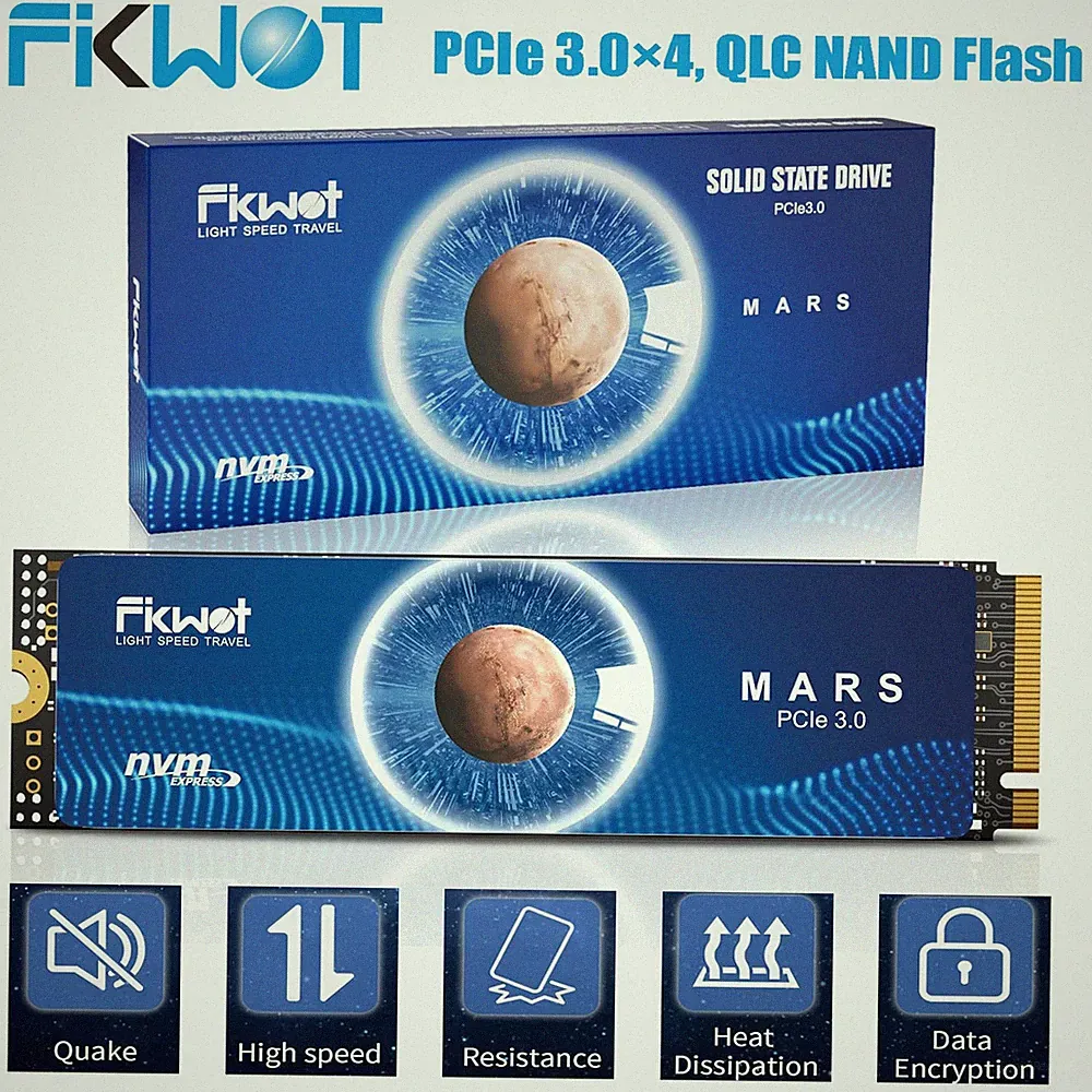 Fikwot NVMe M.2 SSD 1TB 2TB 4TB PCIe 3.0 Internal Solid State Hard Drive LOT
