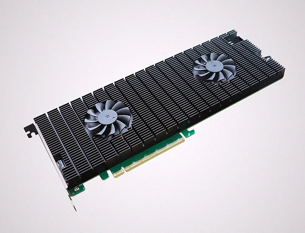 HighPoint SSD7540 PCI-Express PCIe 4.0 x16 8-Port M.2 NVMe RAID Controller.