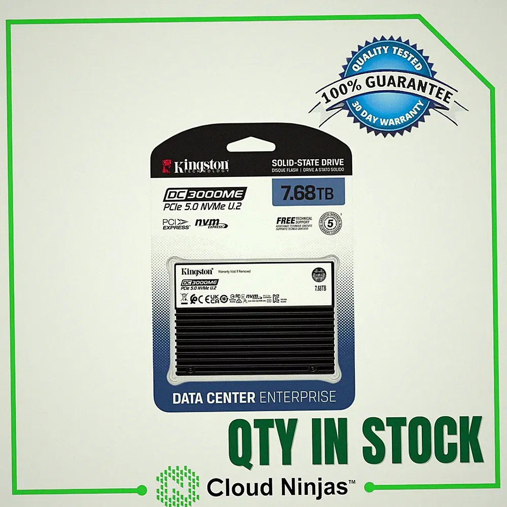 KINGSTON SEDC3000ME/7T6 7.68TB Kingston DC3000ME PCIe 5.0 U.2 NVME SSD