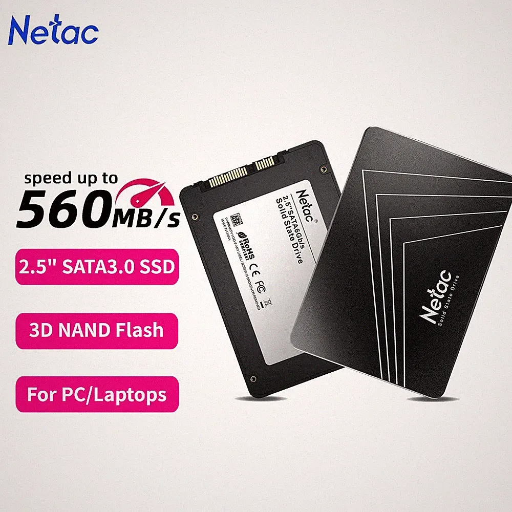 Netac Internal SSD 2.5'' SATA III M.2 NVMe PCIe Gen 3.0×4 Solid State Drive lot