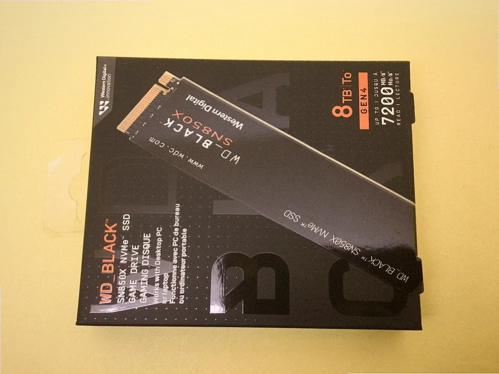WD BLACK SN850X 8TB NVMe PCIe Gen4 M.2 2280 Internal SSD WDS800T2X0E NEW